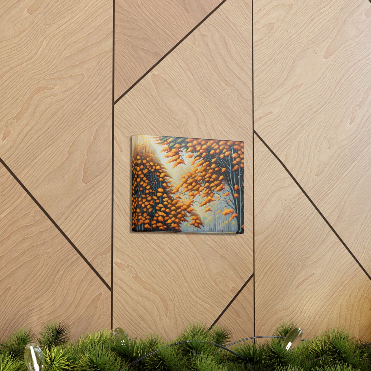 Autumn Fields: Classic Oil Painting Wall Décor
