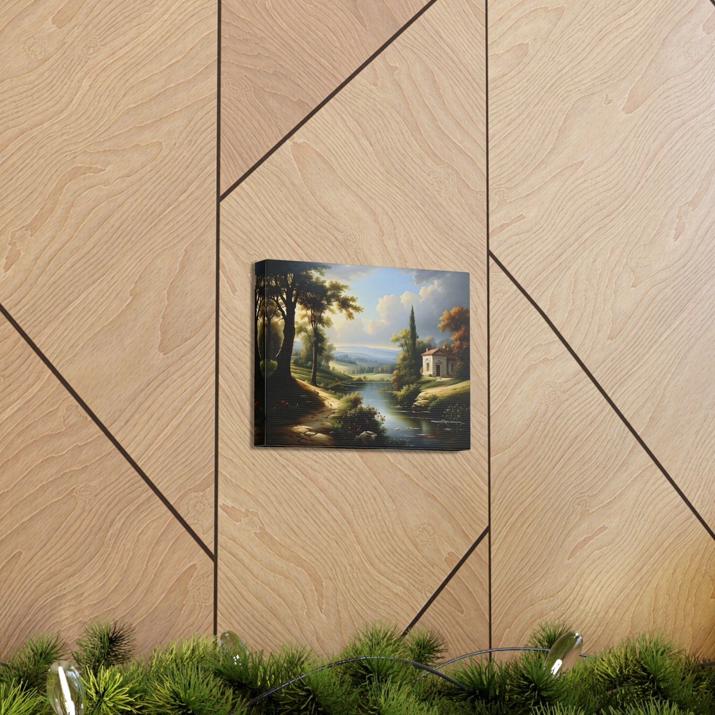 Prairie Solitude: Classic Oil Painting Wall Décor
