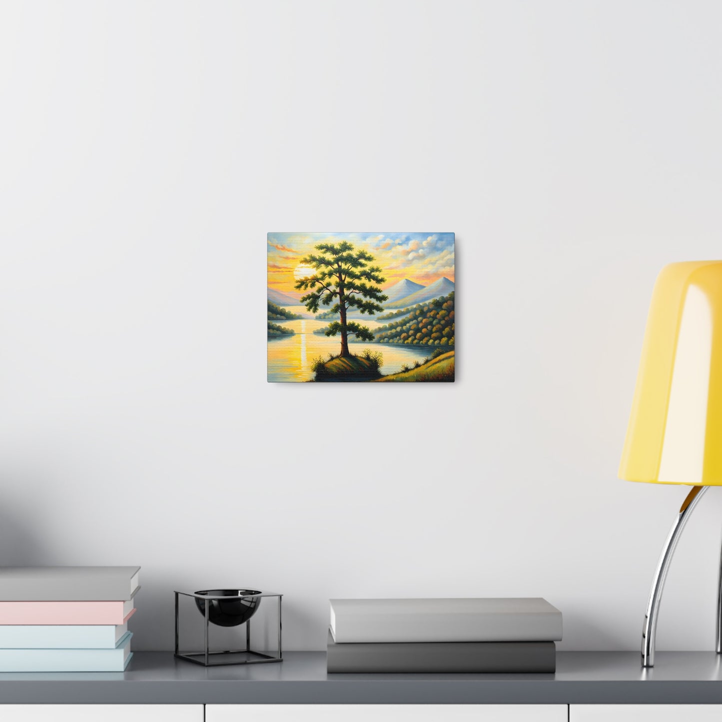 Green Haven: Classic Oil Painting Wall Décor