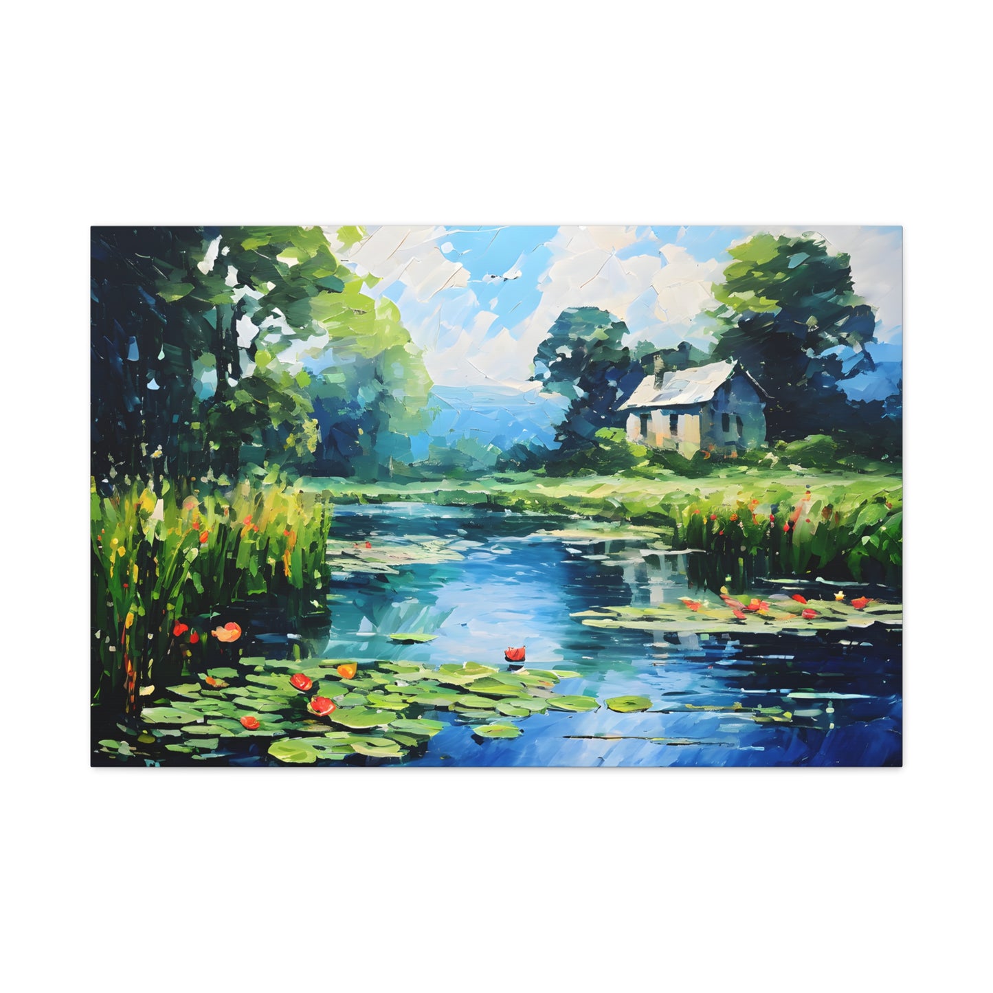 Dockside Delight: Classic Oil Painting Wall Décor