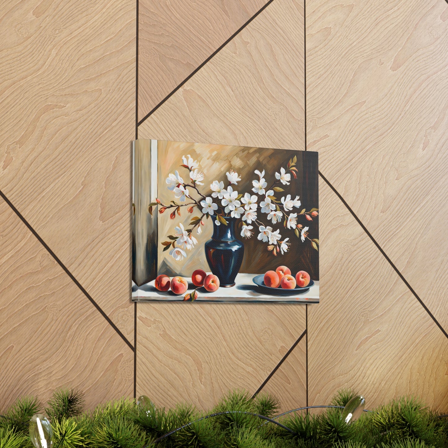 Golden Orchard: Classic Oil Painting Wall Décor