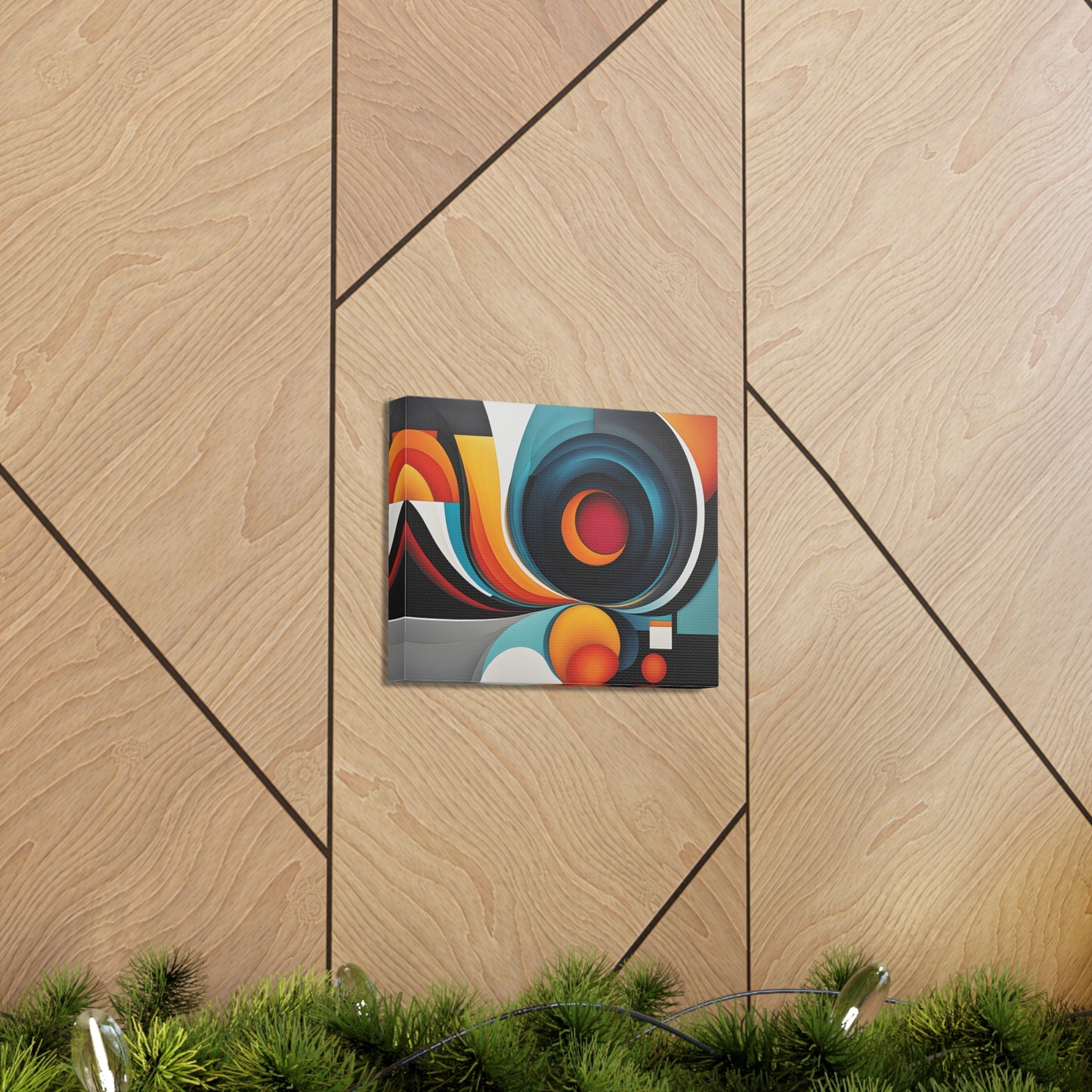 Iridescent Harmony: Abstract Wall Décor