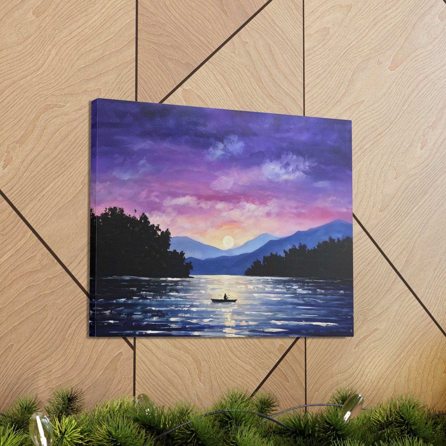 Winter’s Path: Classic Oil Painting Wall Décor