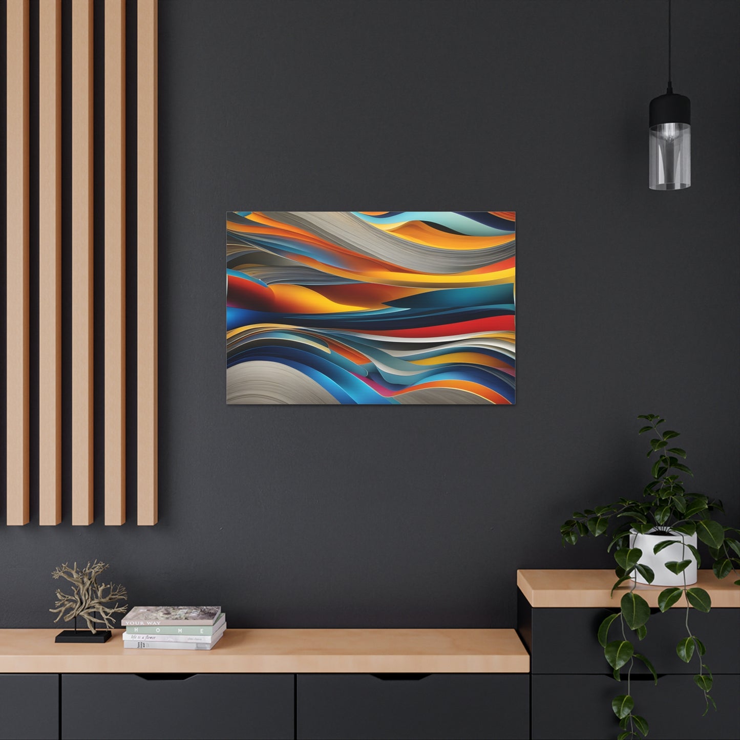 Celestial Drift: Abstract Wall Décor