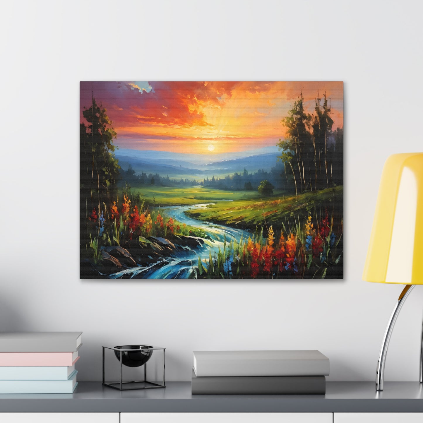 Radiant View: Classic Oil Painting Wall Décor