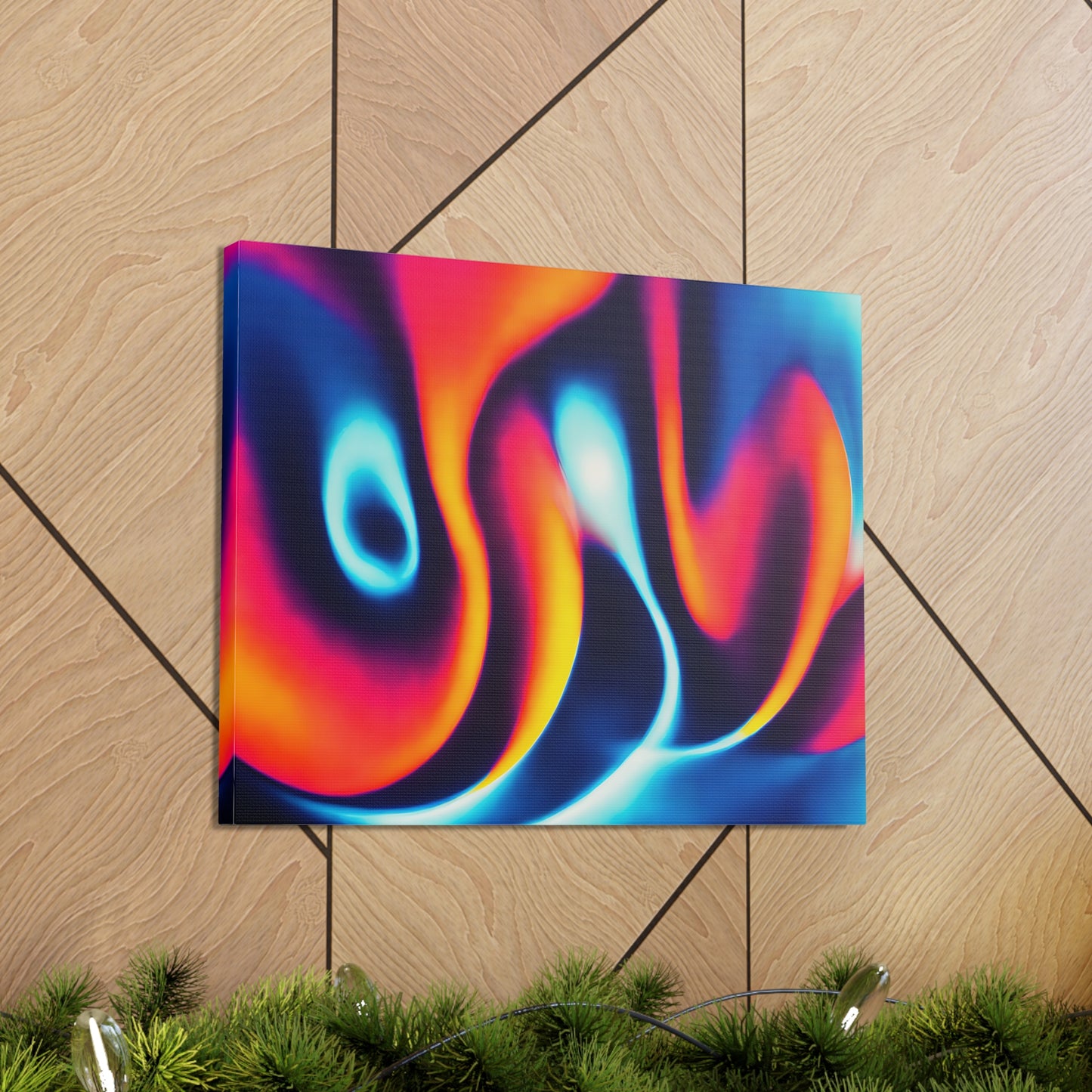 Electric Whirlwind: Abstract Colors Wall Décor