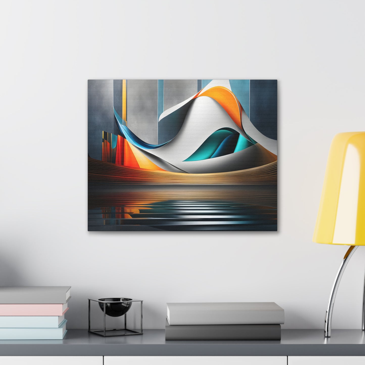 Spectrum Streams: Abstract Wall Décor