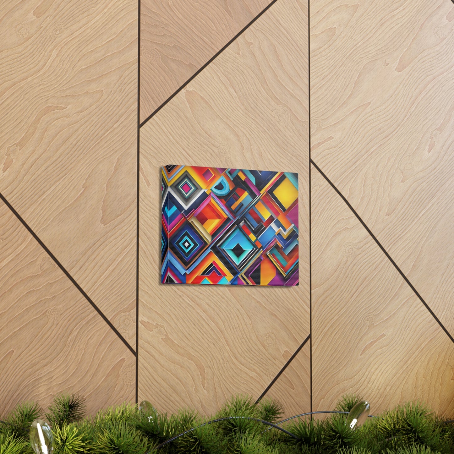 Starlit Echoes: Abstract Wall Décor