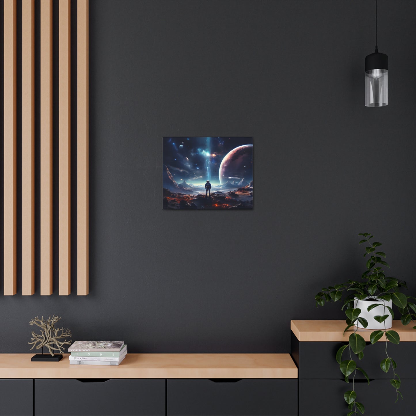 Astronaut's Journey: Space Wall Décor