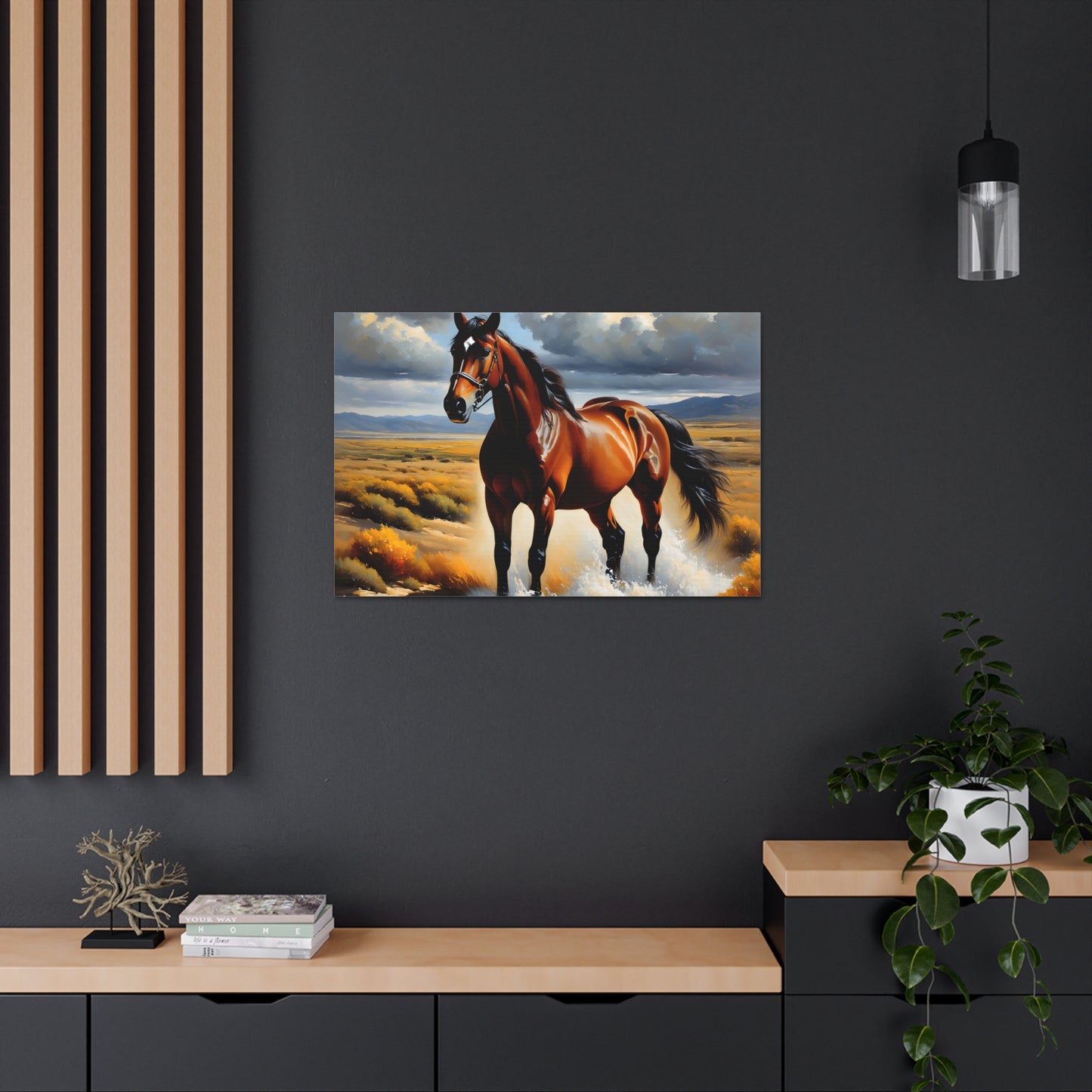 Radiant Steed: Animal Wall Décor