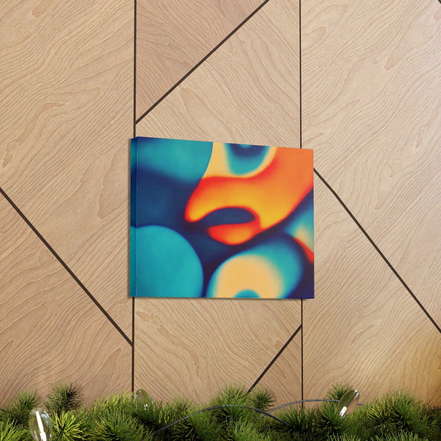 Radiant Bliss: Abstract Colors Wall Décor