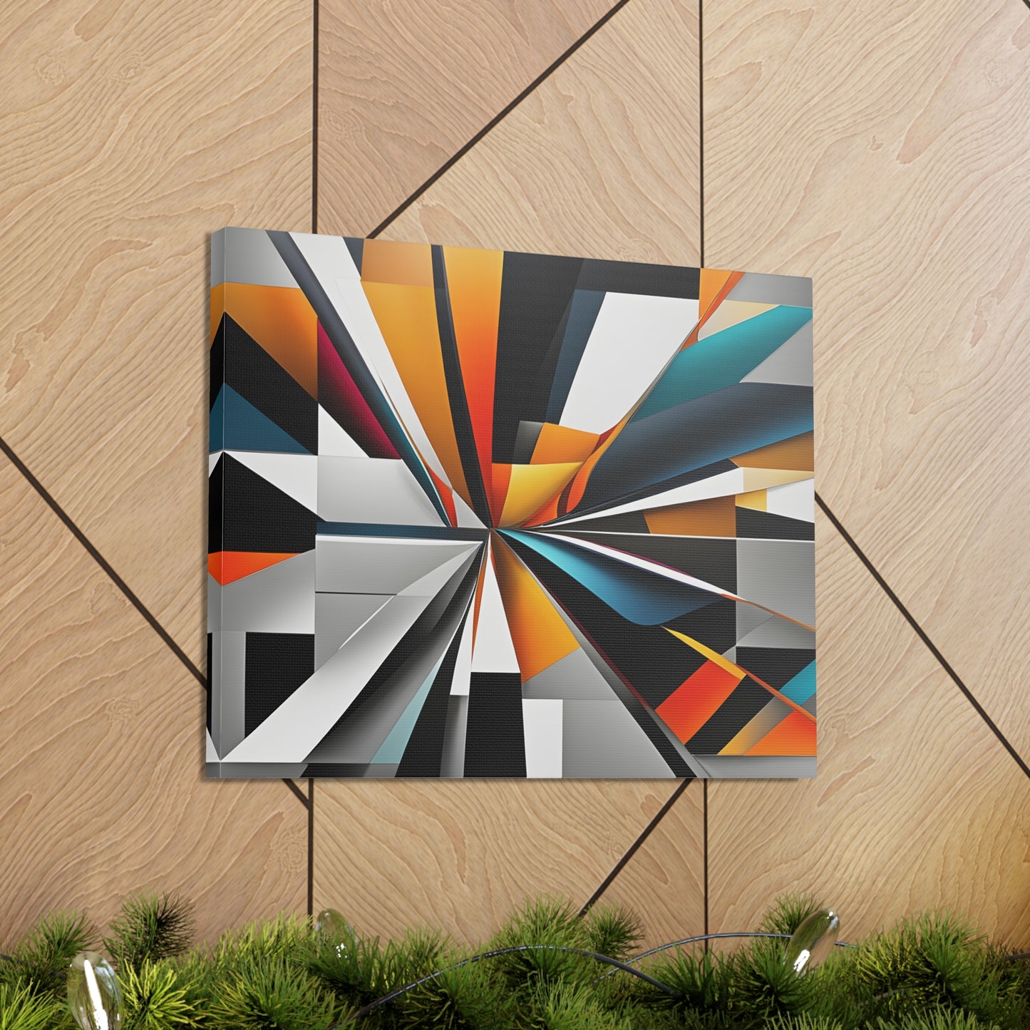 Prism Shadows: Abstract Wall Décor
