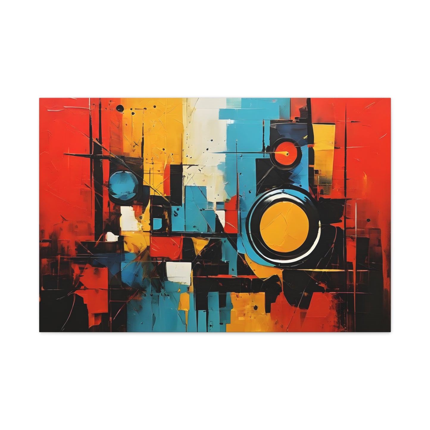 Vibrant Spectacle: Abstract Wall Décor