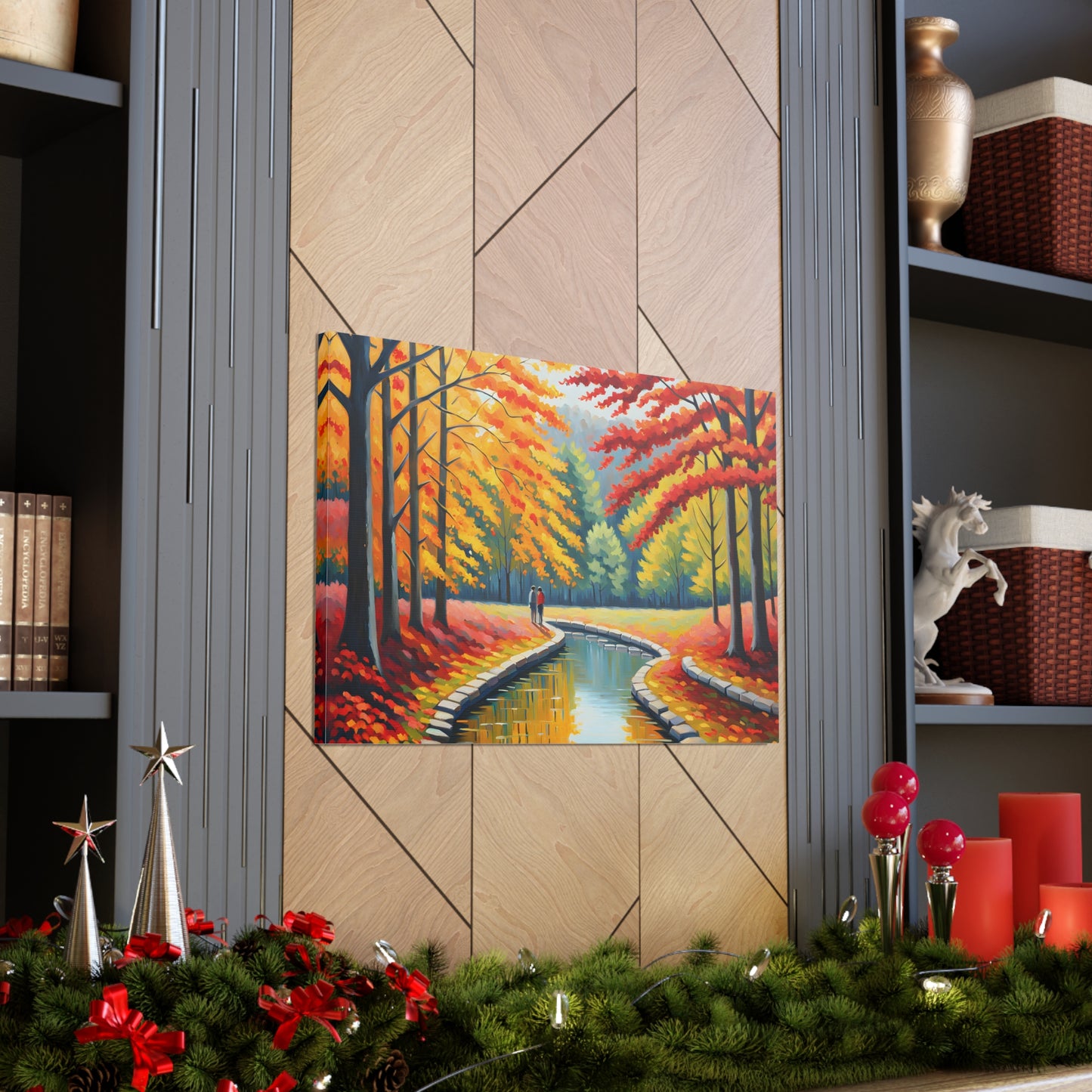 Velvet Flow: Classic Oil Painting Wall Décor