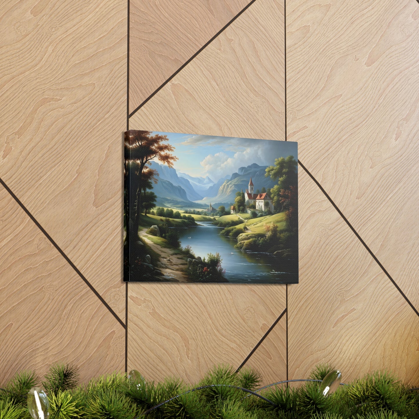 Endless Hills: Classic Oil Painting Wall Décor