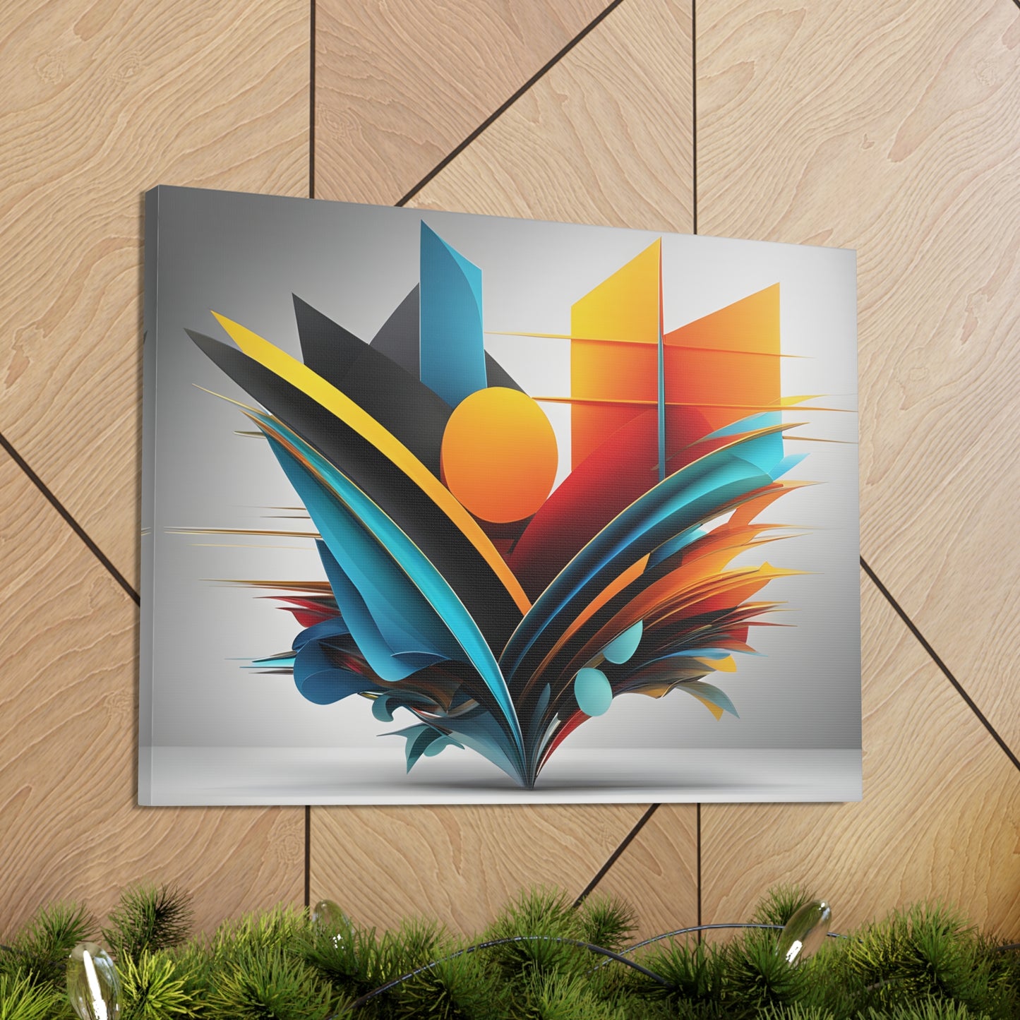 Neon Dreams: Abstract Wall Décor