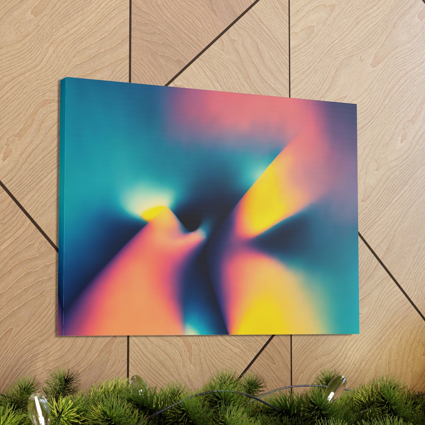 Vivid Whirlpool: Abstract Colors Wall Décor