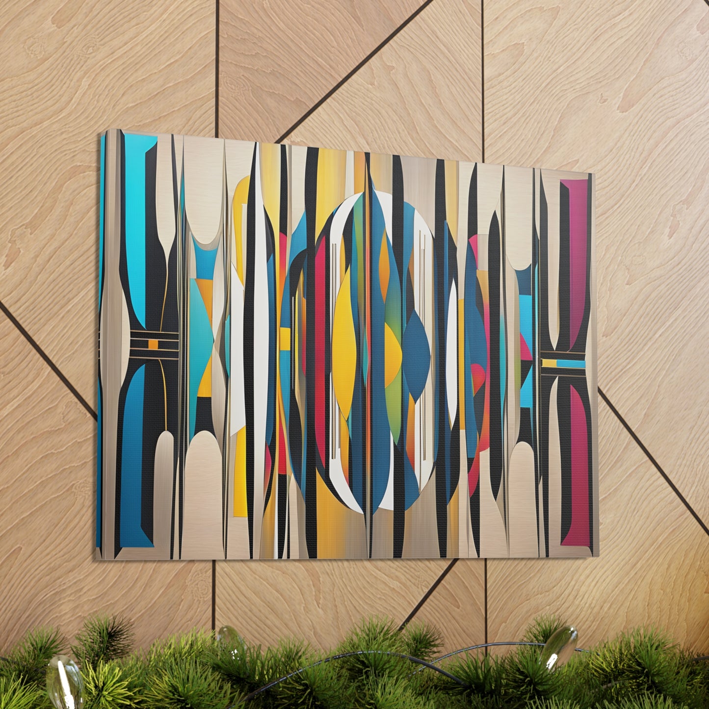 Colors of Language: Abstract Wall Décor
