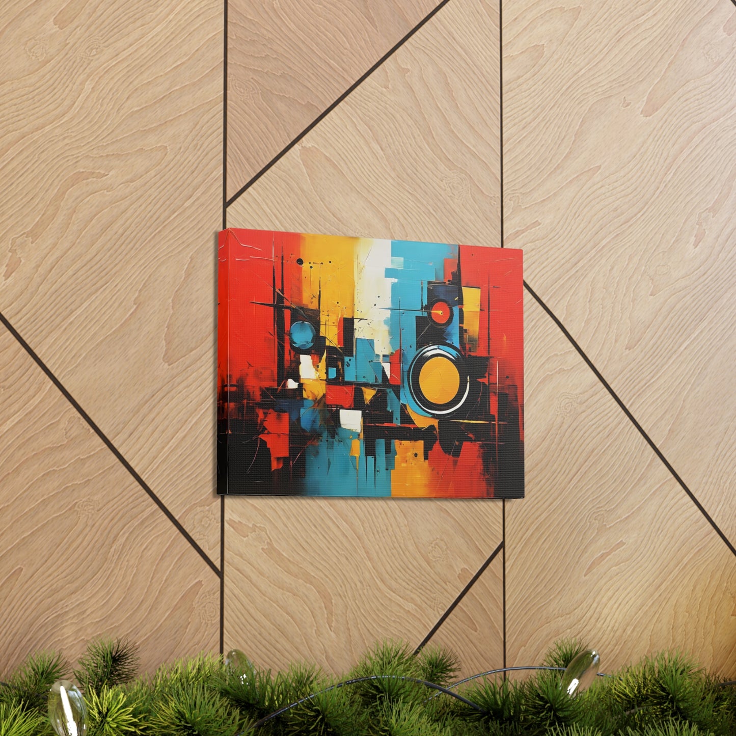 Vibrant Spectacle: Abstract Wall Décor