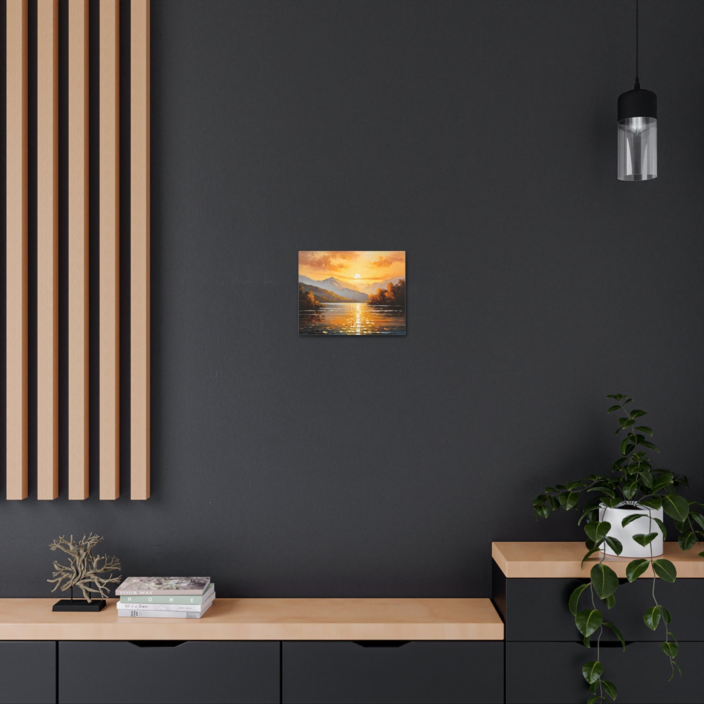 Mountain Glade: Classic Oil Painting Wall Décor