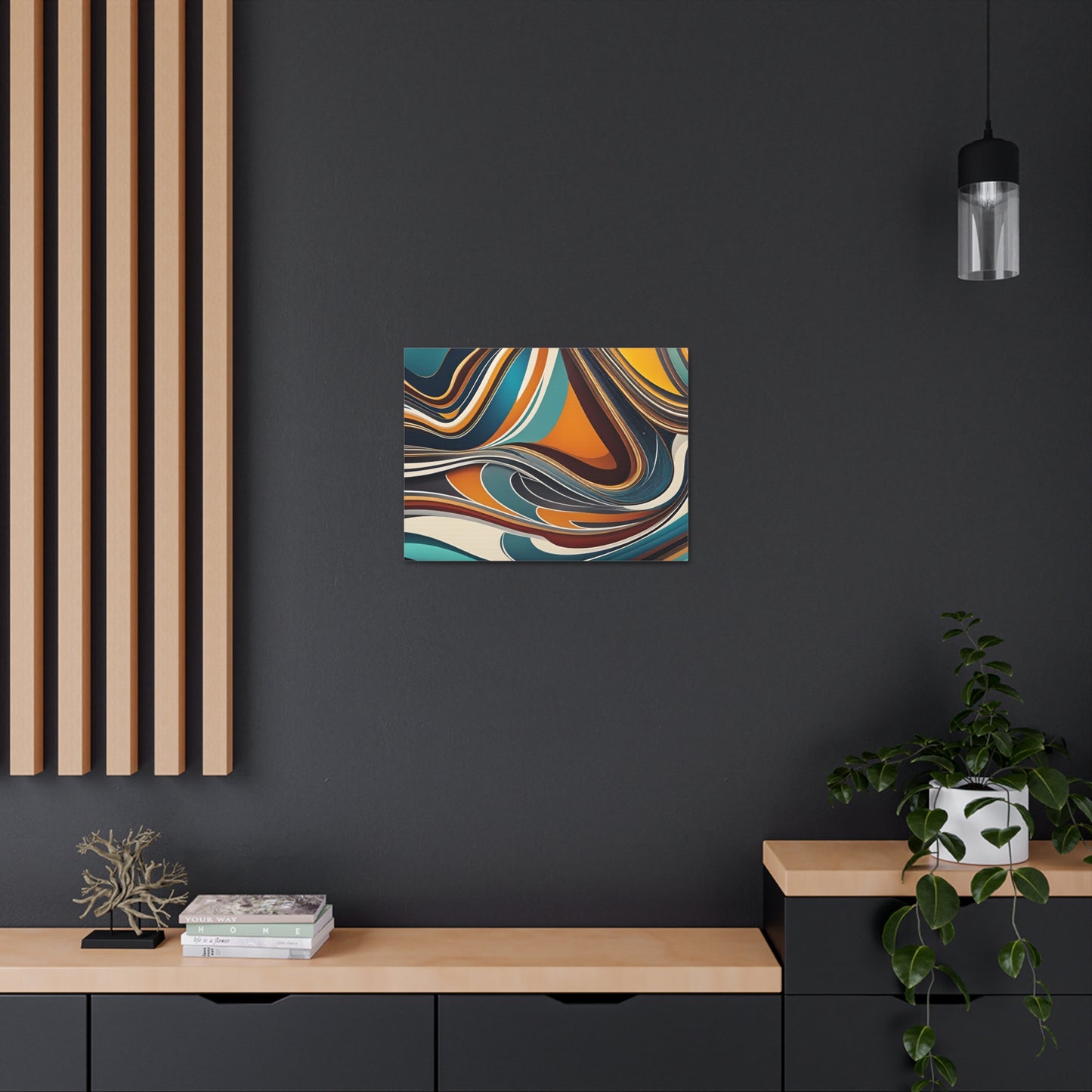 Sublime Waves: Abstract Wall Décor