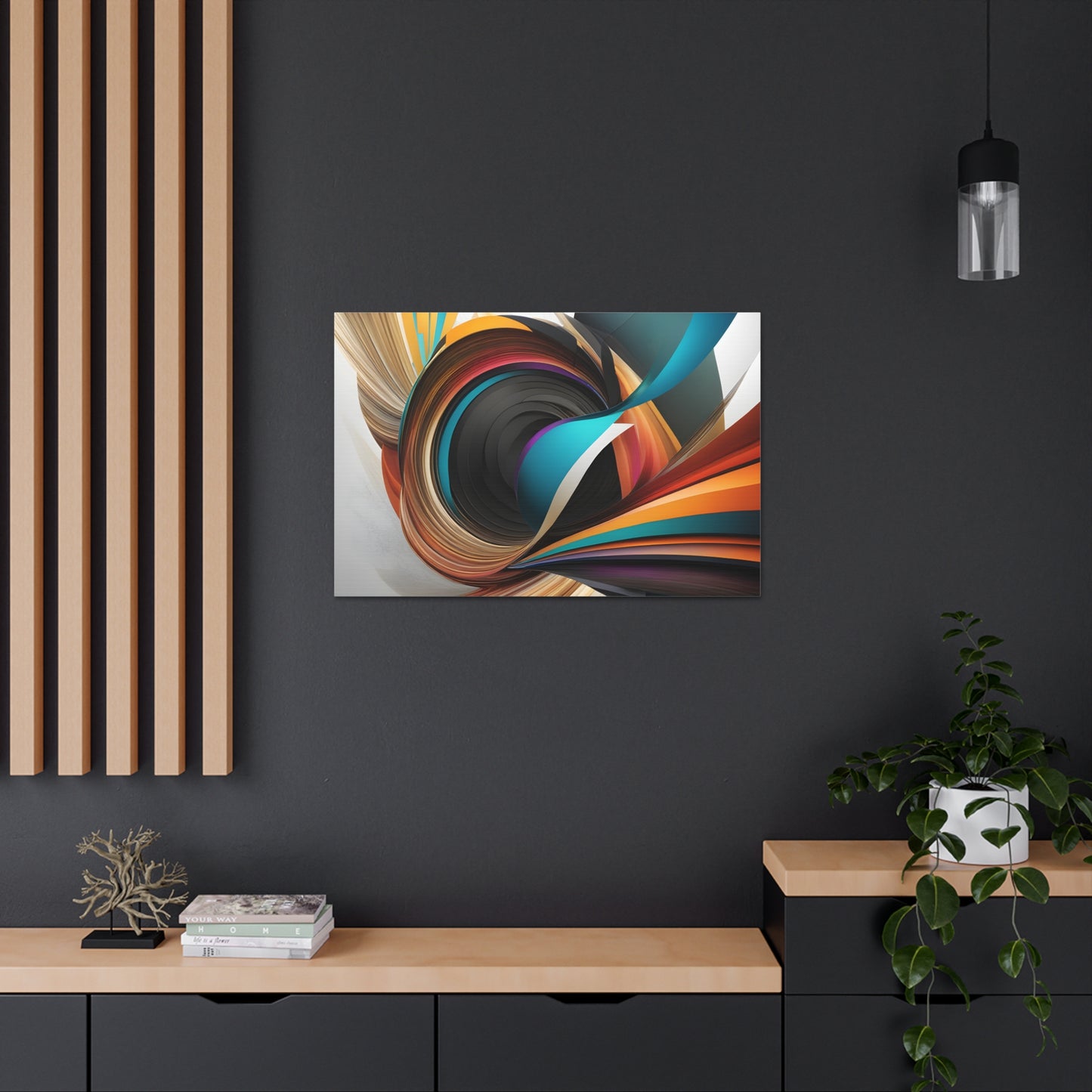 Spectrum Whirl: Abstract Wall Décor