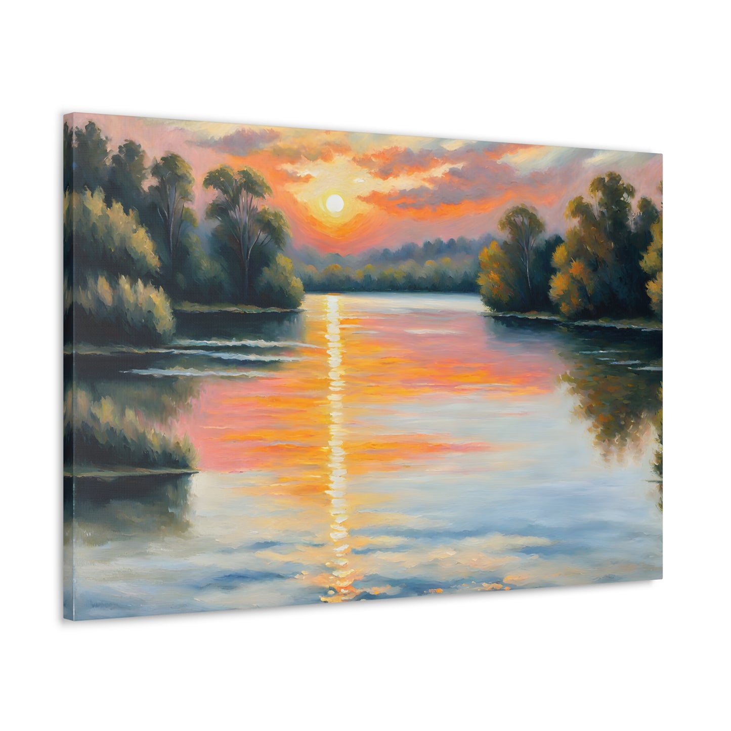 Horizon’s Embrace: Classic Oil Painting Wall Décor