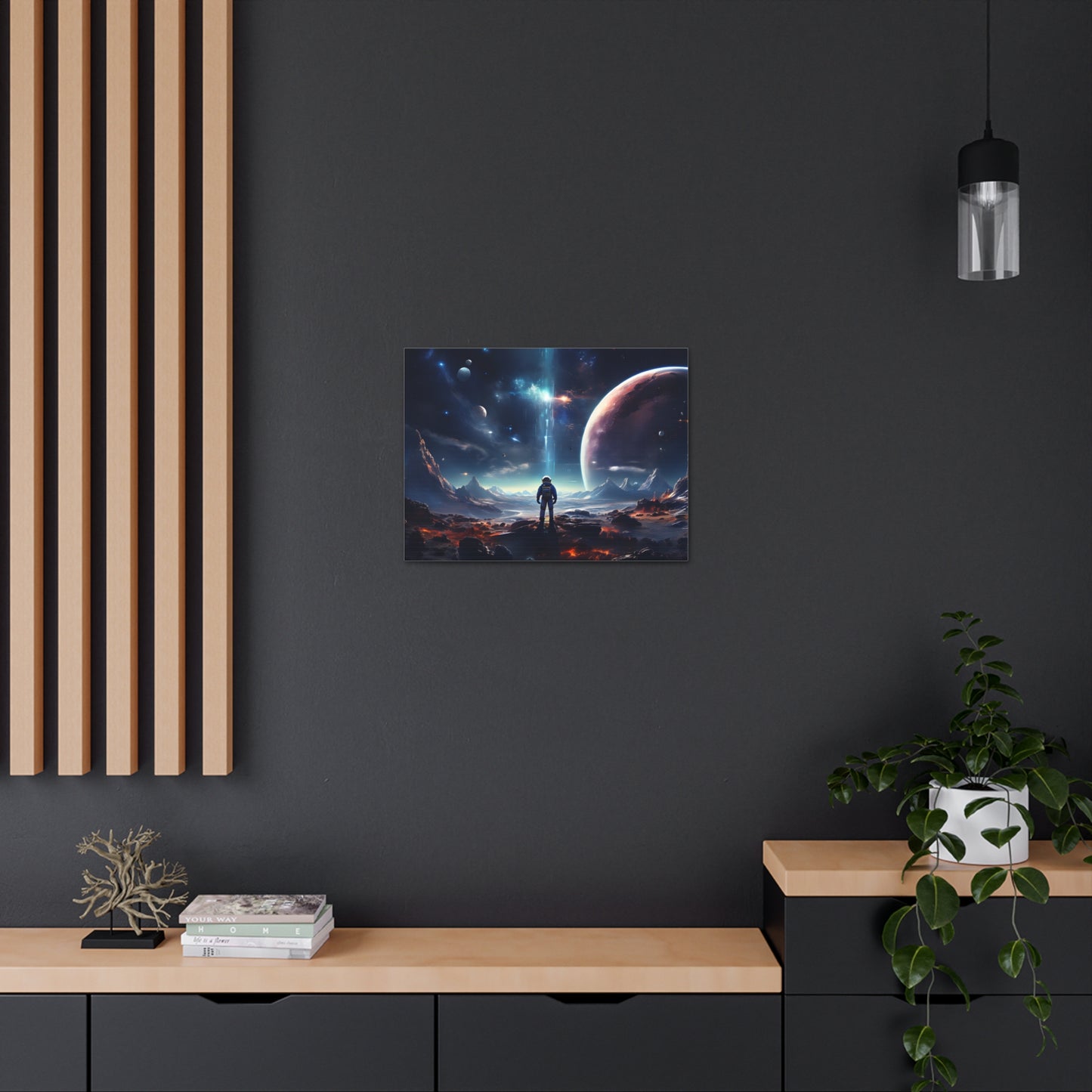 Astronaut's Journey: Space Wall Décor