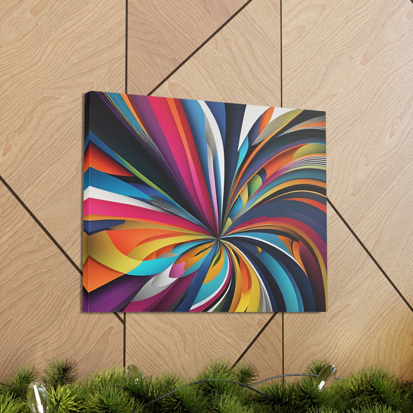 Illusory Whirl: Abstract Wall Décor