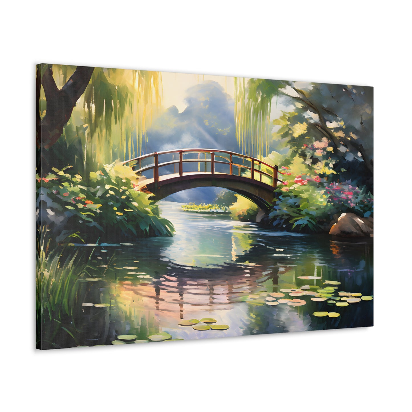 Bridge of Dreams: Classic Oil Painting Wall Décor