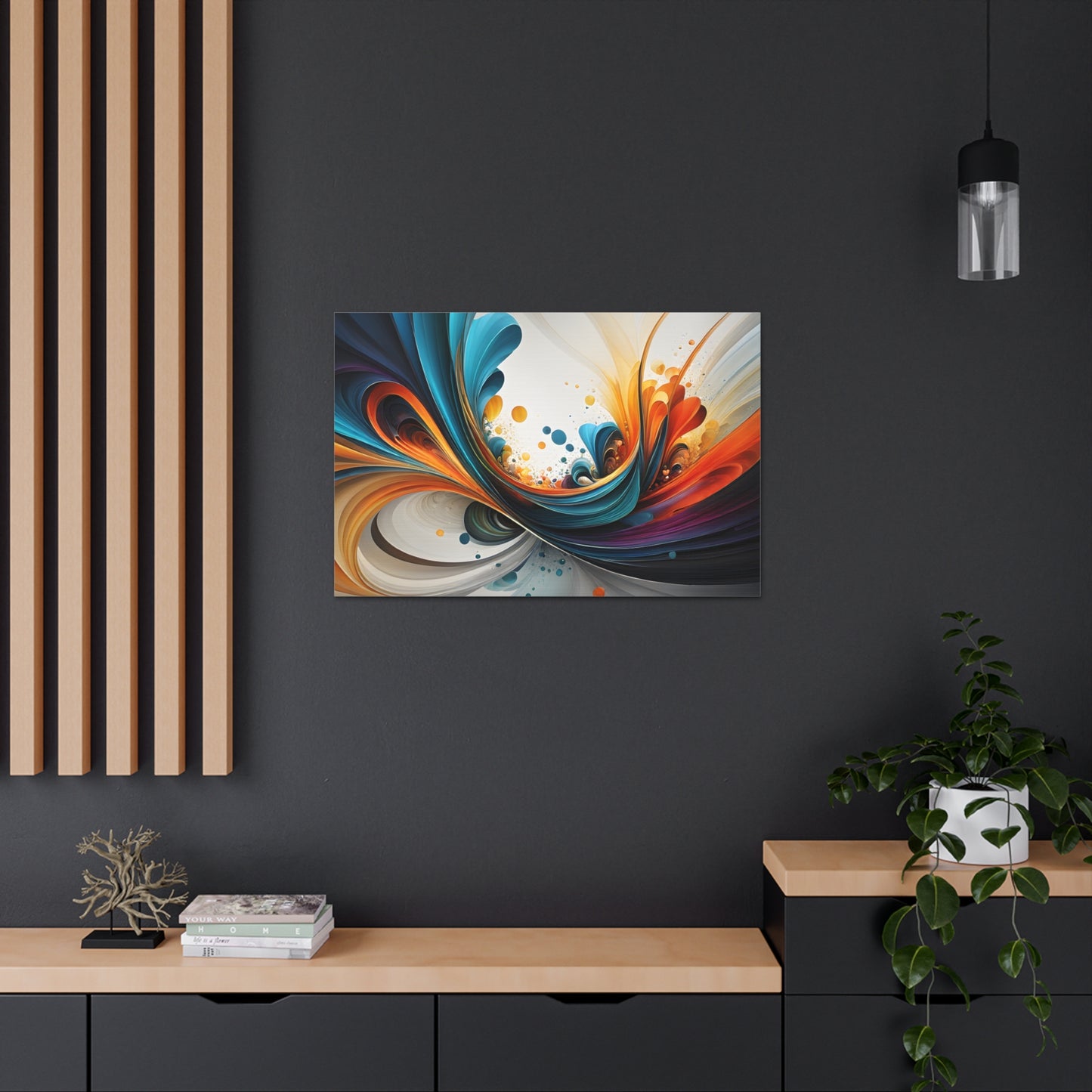 Fusion Echoes: Abstract Wall Décor