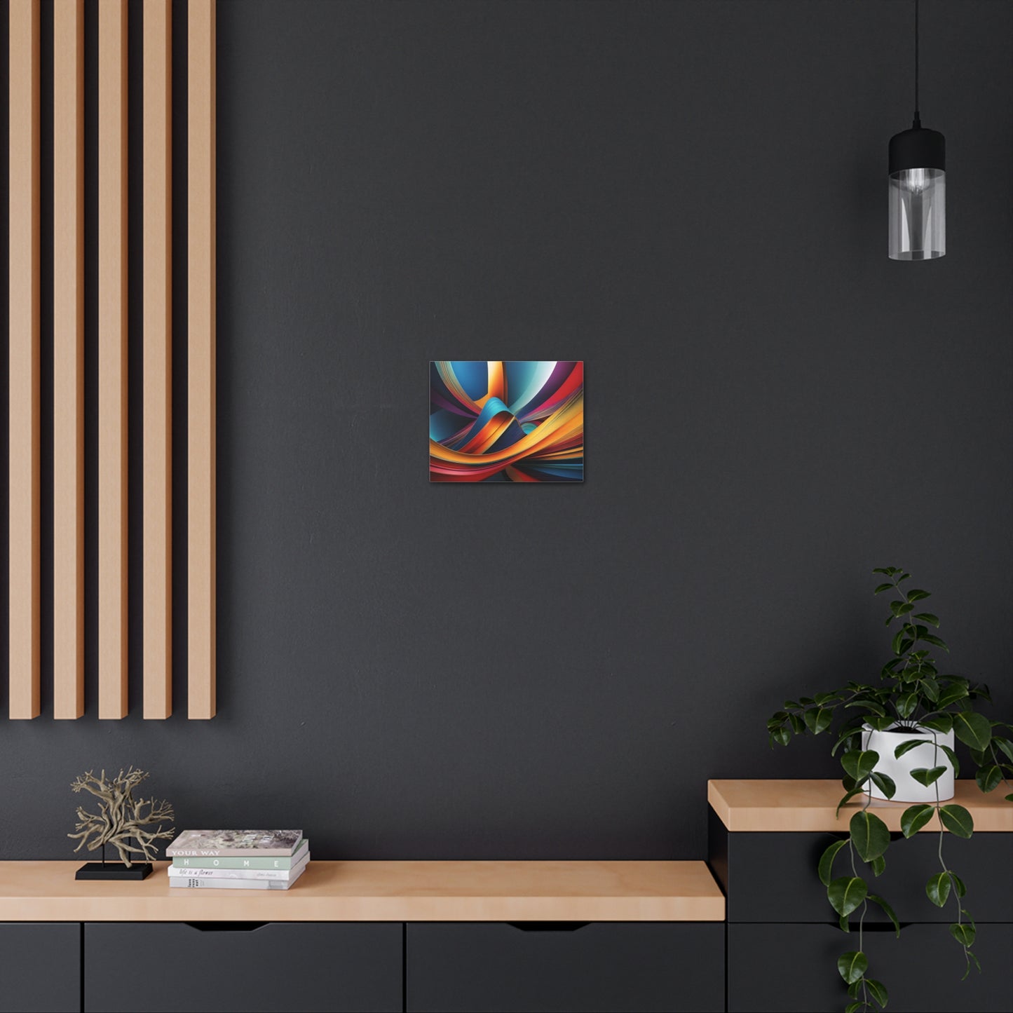 Etheric Waves: Abstract Wall Décor