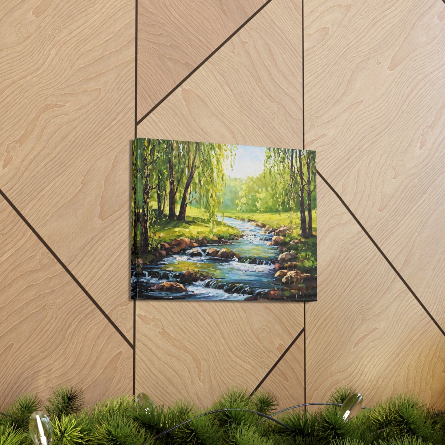 Whispering Glade: Classic Oil Painting Wall Décor