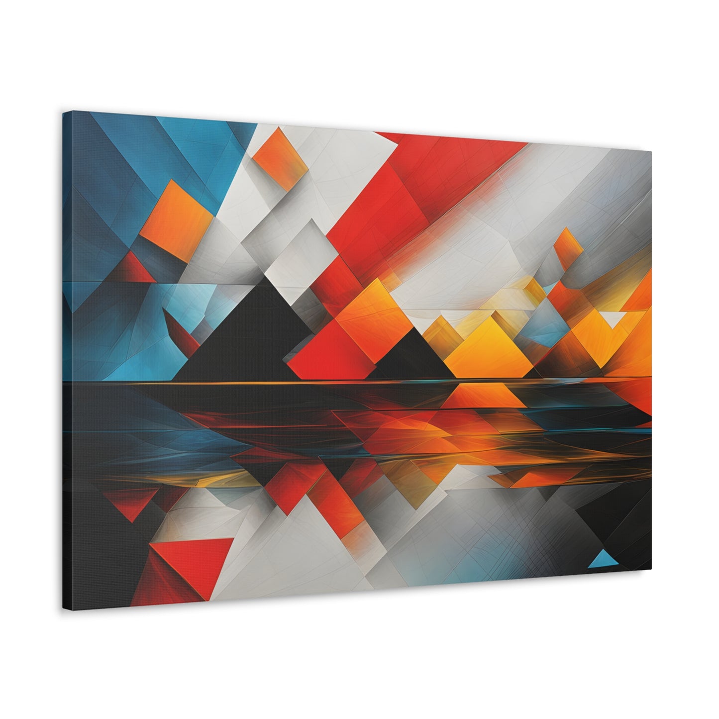 Starlit Horizon: Abstract Wall Décor