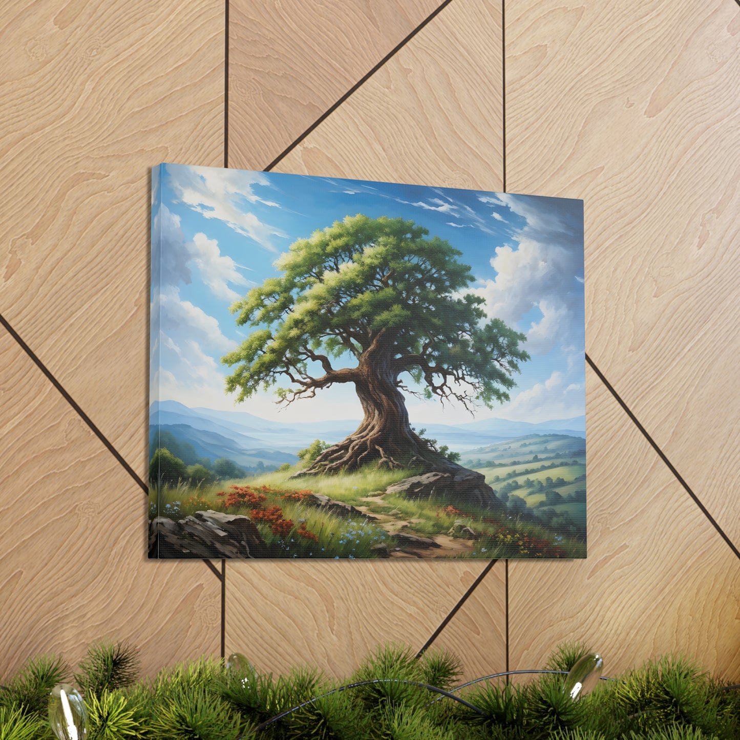 Woodland Peace: Classic Oil Painting Wall Décor