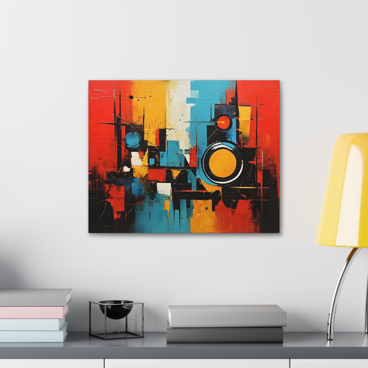 Vibrant Spectacle: Abstract Wall Décor