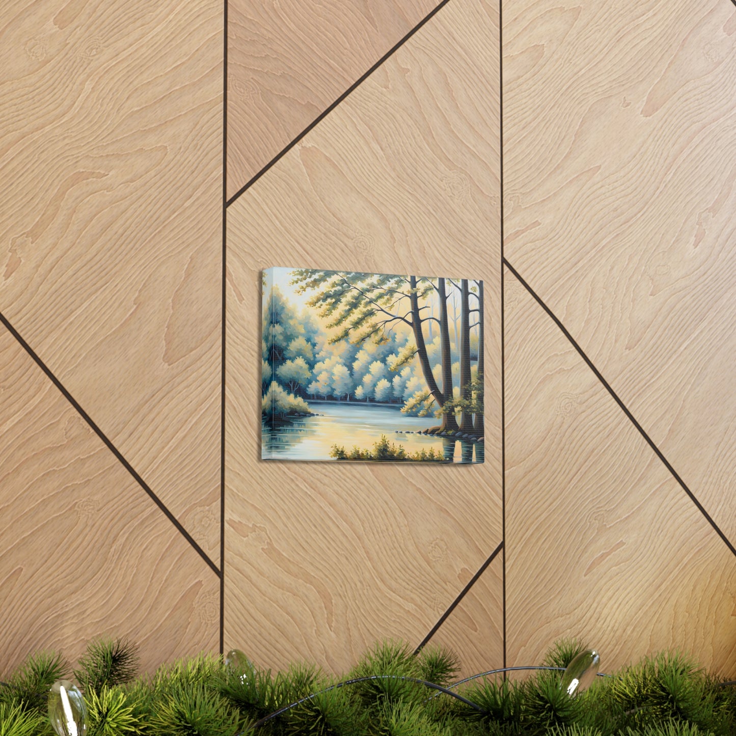 Birch Grove: Classic Oil Painting Wall Décor