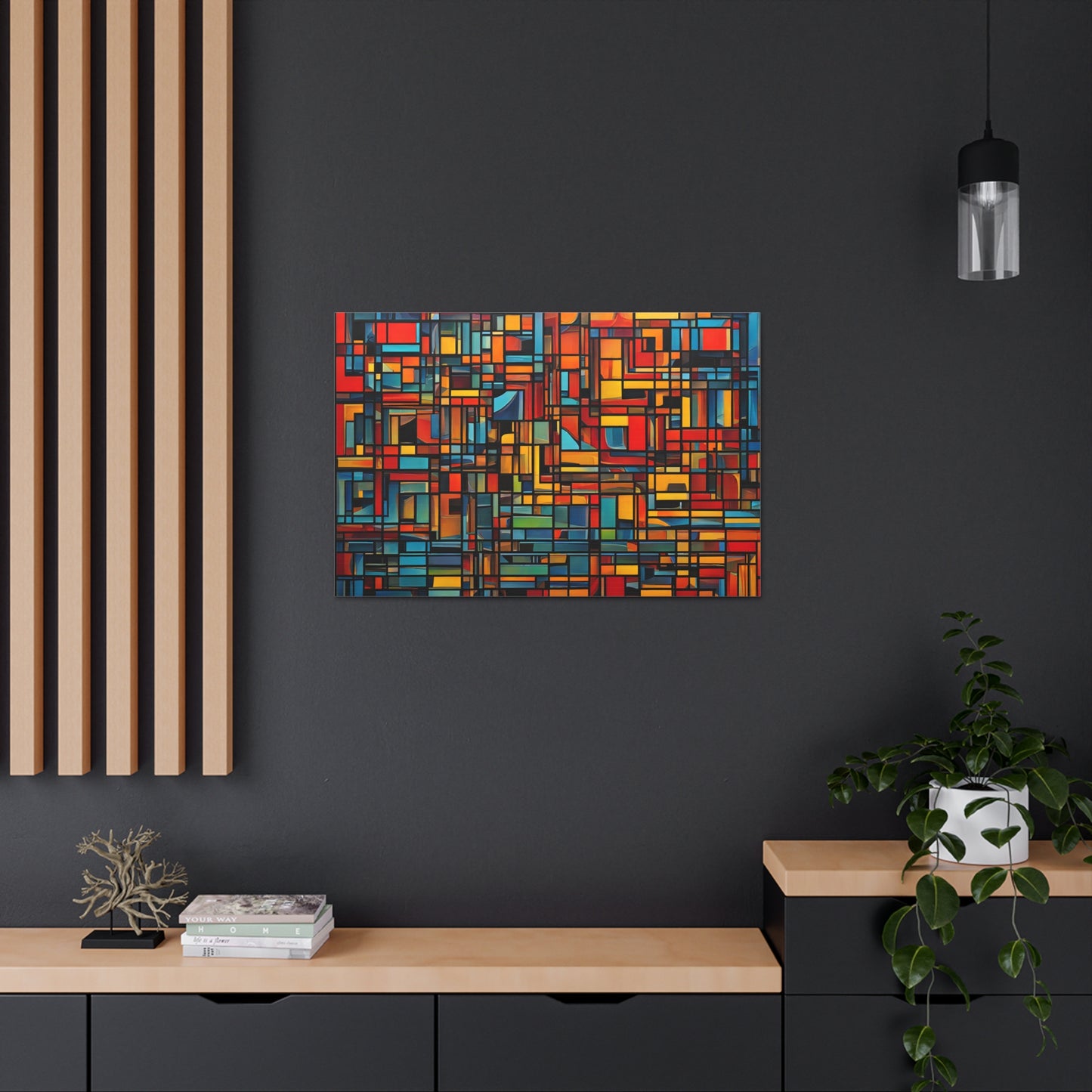 Chromatic Field: Abstract Wall Décor