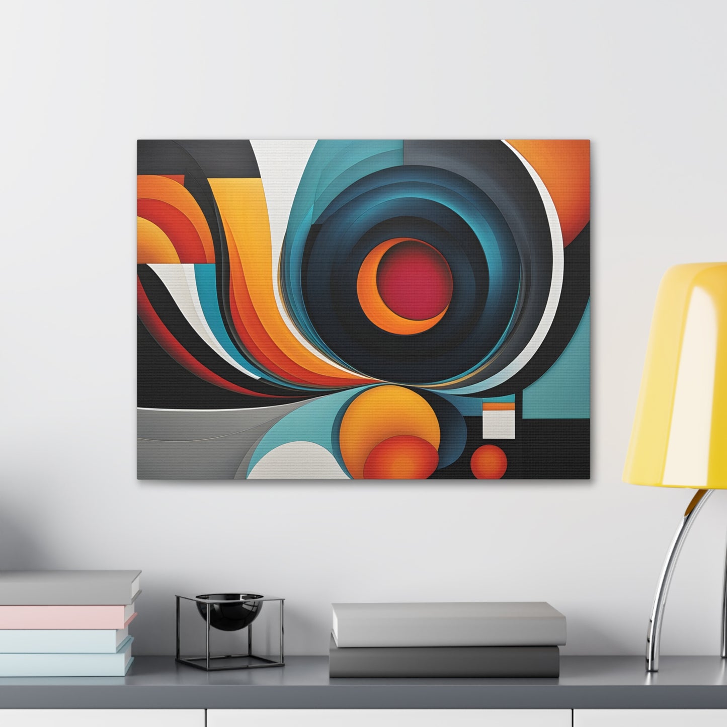 Iridescent Harmony: Abstract Wall Décor