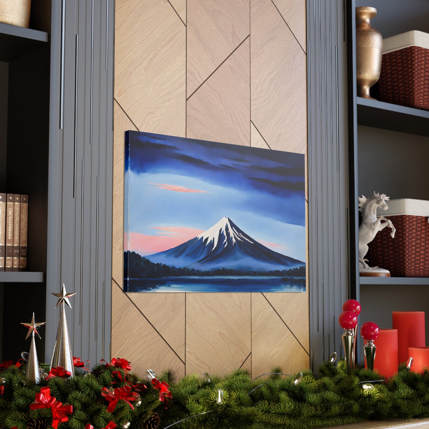 Mountain Stream: Classic Oil Painting Wall Décor