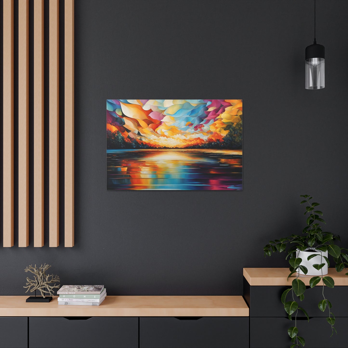 Celestial Tranquility: Abstract Wall Décor