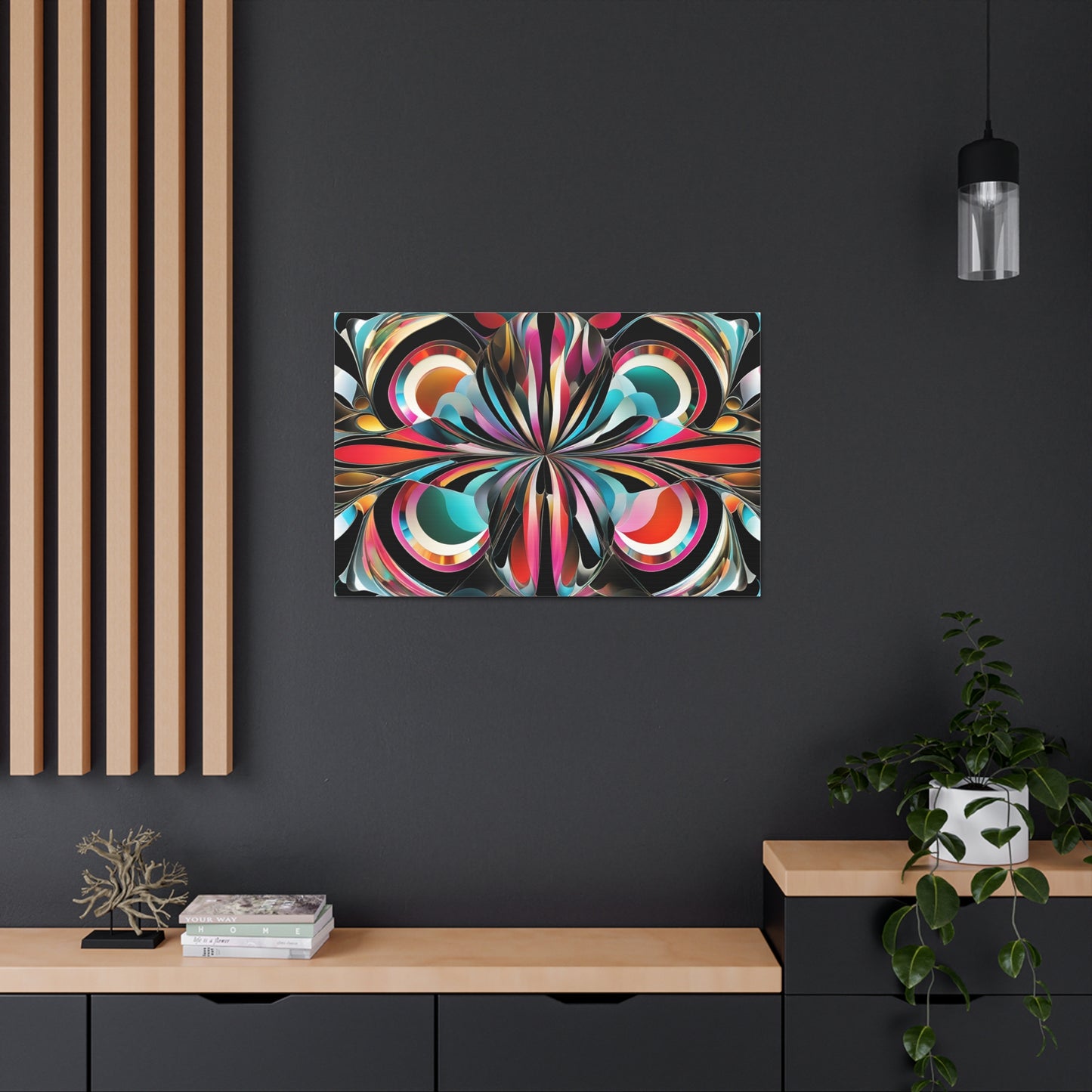 Prismatic Reflections: Abstract Wall Décor