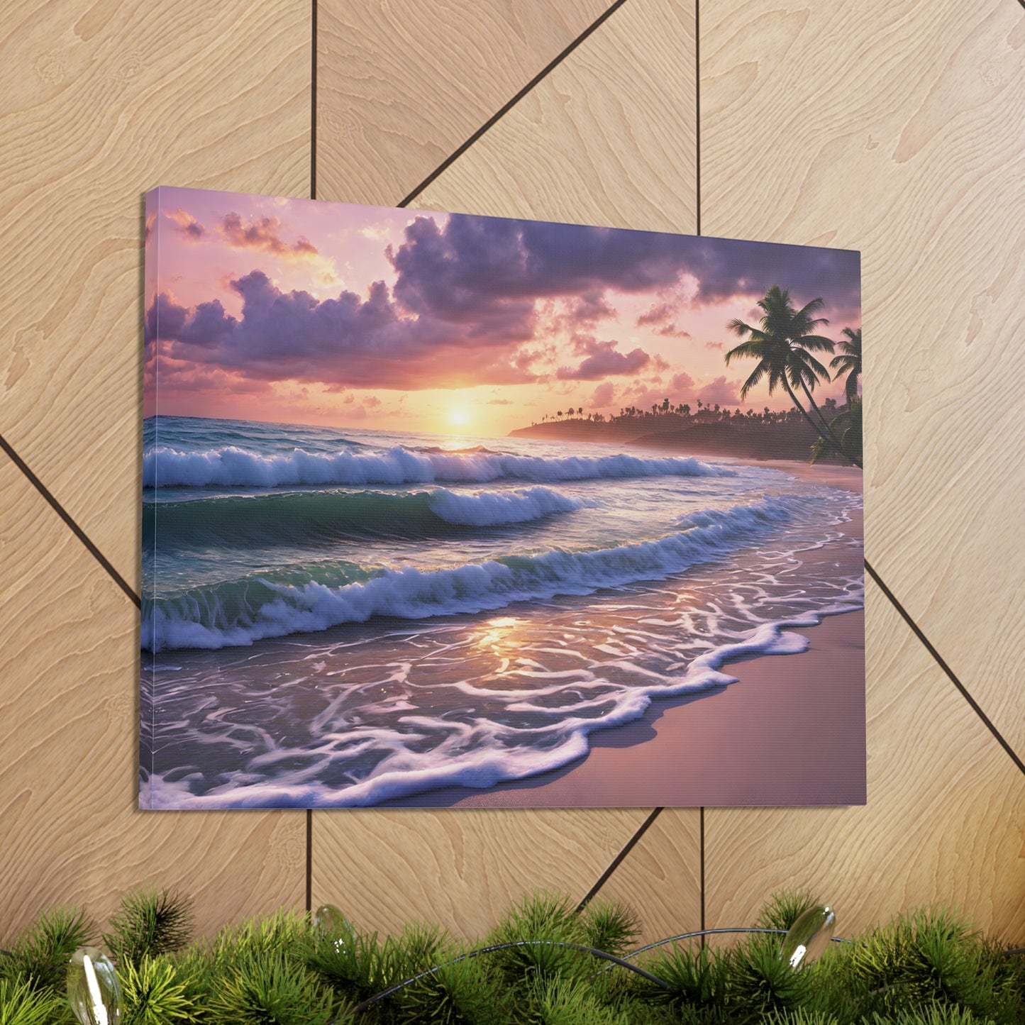 Tropical Sunset: Beach Wall Décor