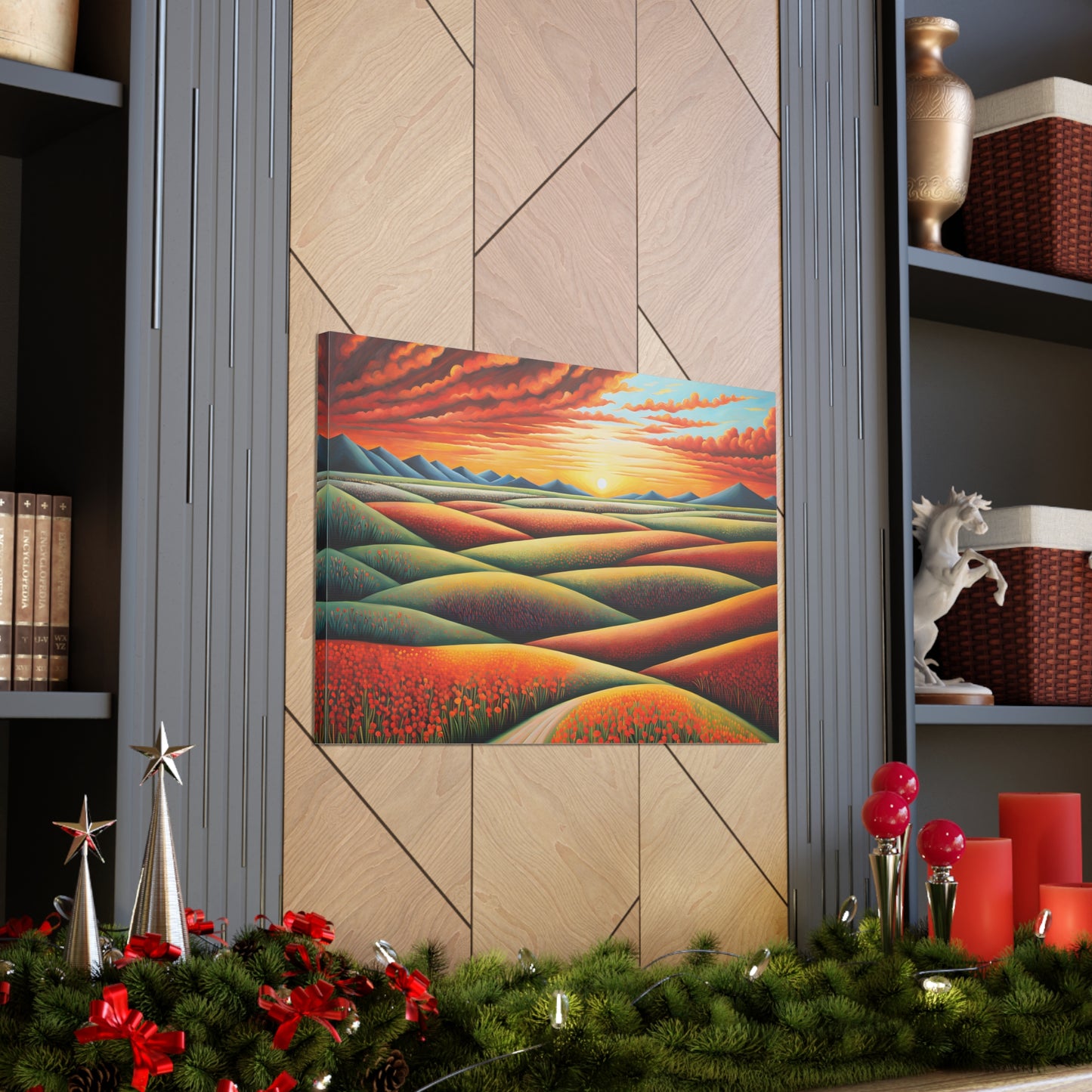 Peaceful Haven: Classic Oil Painting Wall Décor