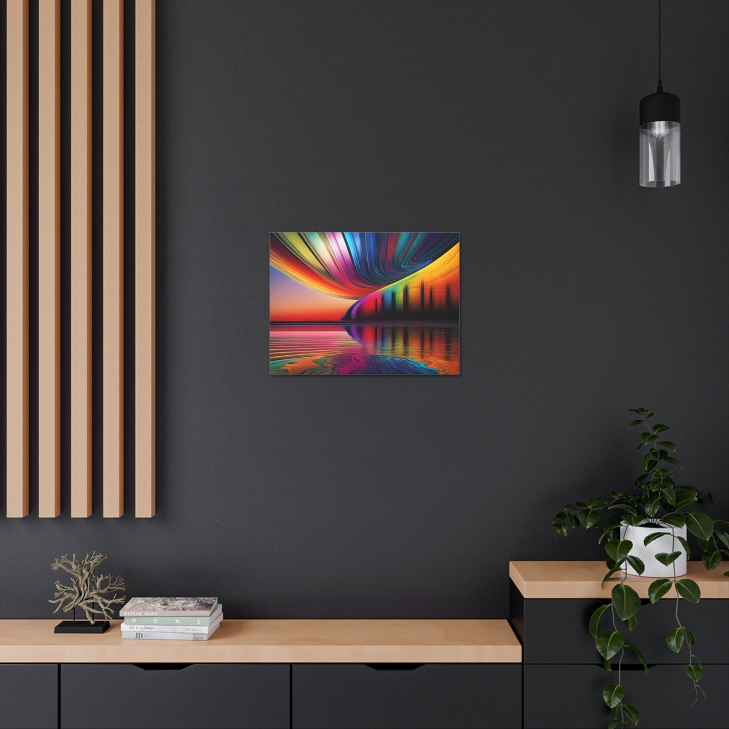 Rippled Silence: Abstract Wall Décor