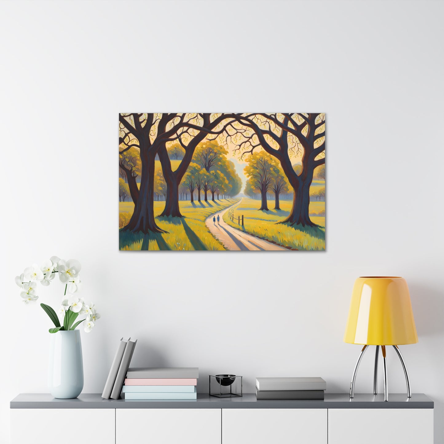 Forest Pathway: Classic Oil Painting Wall Décor