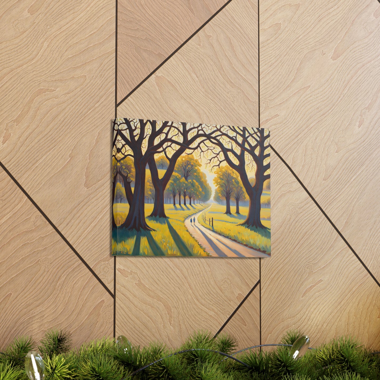 Forest Pathway: Classic Oil Painting Wall Décor