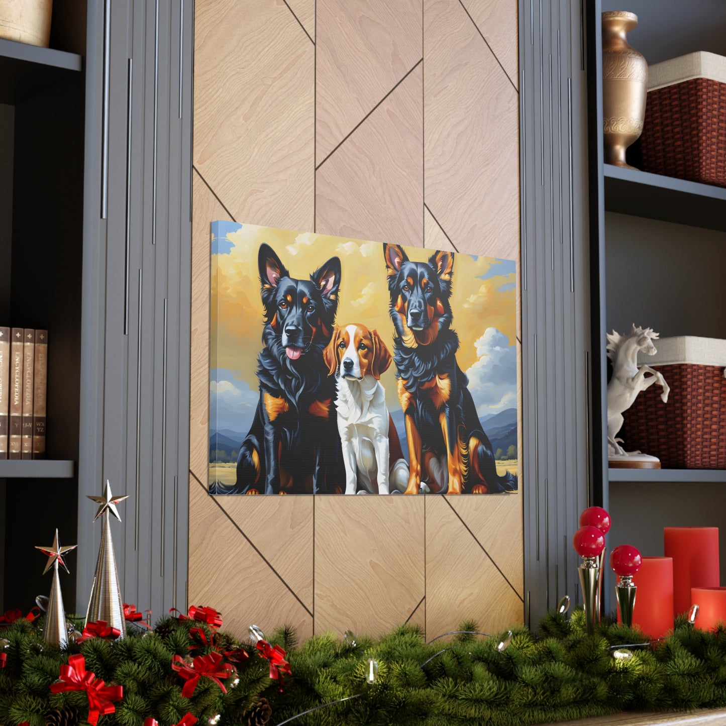 Dog's Elegance: Animal Wall Décor