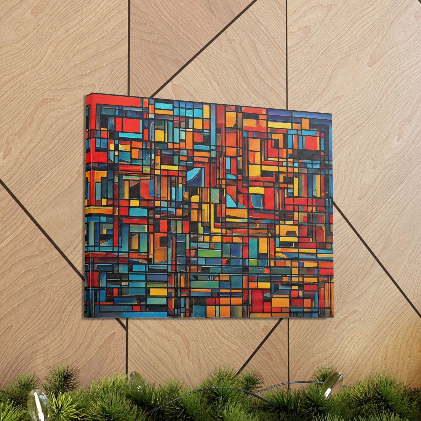 Chromatic Field: Abstract Wall Décor