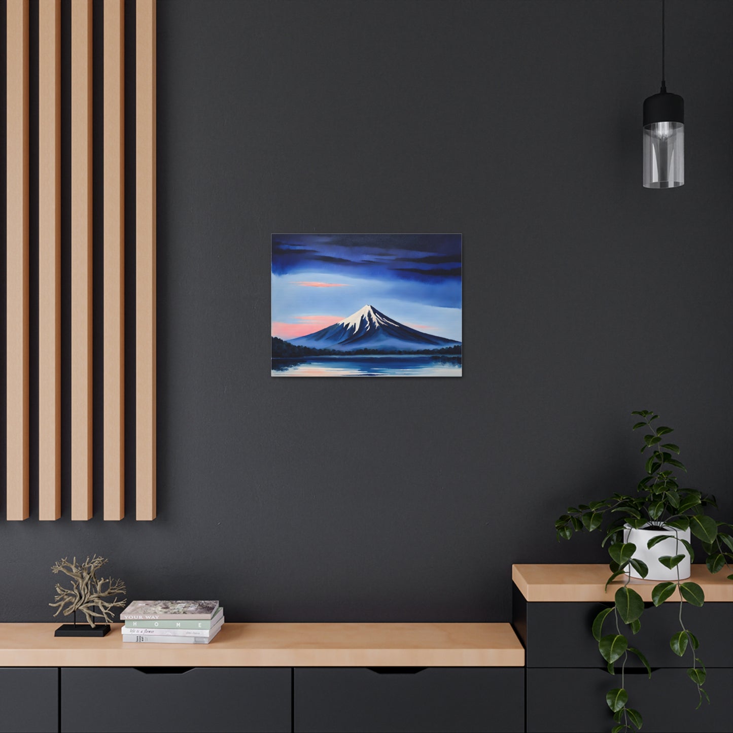 Mountain Stream: Classic Oil Painting Wall Décor